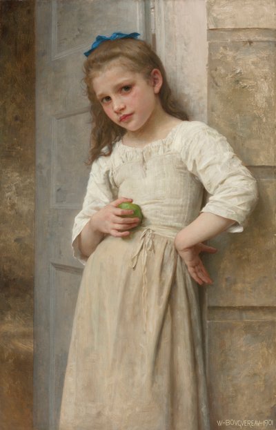 Yvonne at the Doorstep by William Adolphe Bouguereau